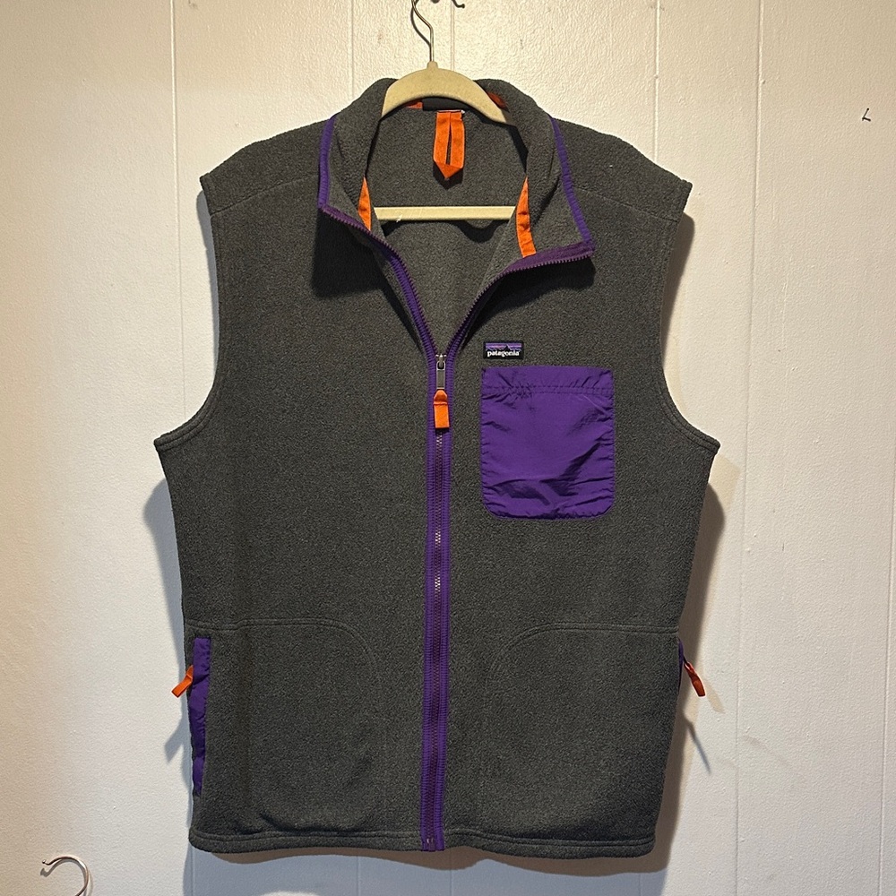Men’s Patagonia fleece zip up vest size xxl